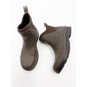 Muck Boot Company Womens Brown Waterproof Ankle Rain Boots Size 10